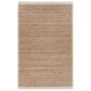 L&R Resources Natural Fiber 03386 9" x 12" Natural Area Rug, , large