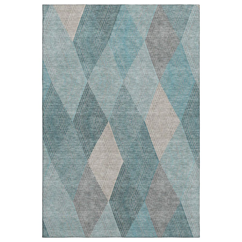 Dalyn Rug Company The Reserve TR11 Turquoise 10" x 14" Indoor/Outdoor Area Rug, , large