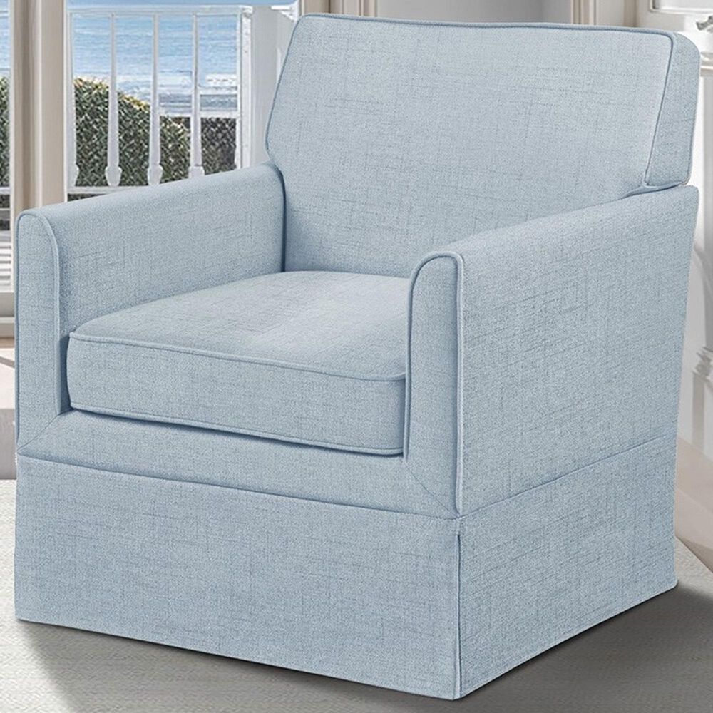 Hearth and Haven Paula Slipcover Accent Armchair in Light Blue, , large