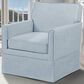 Hearth and Haven Paula Slipcover Accent Armchair in Light Blue, , large