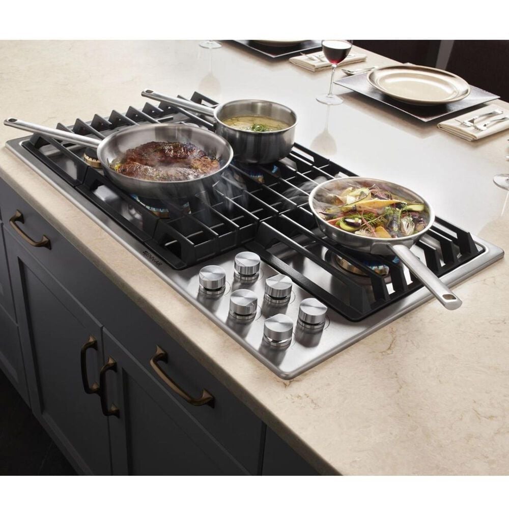 Jenn-Air 36&quot; JX3 Gas Downdraft Cooktop in Stainless Steel, , large