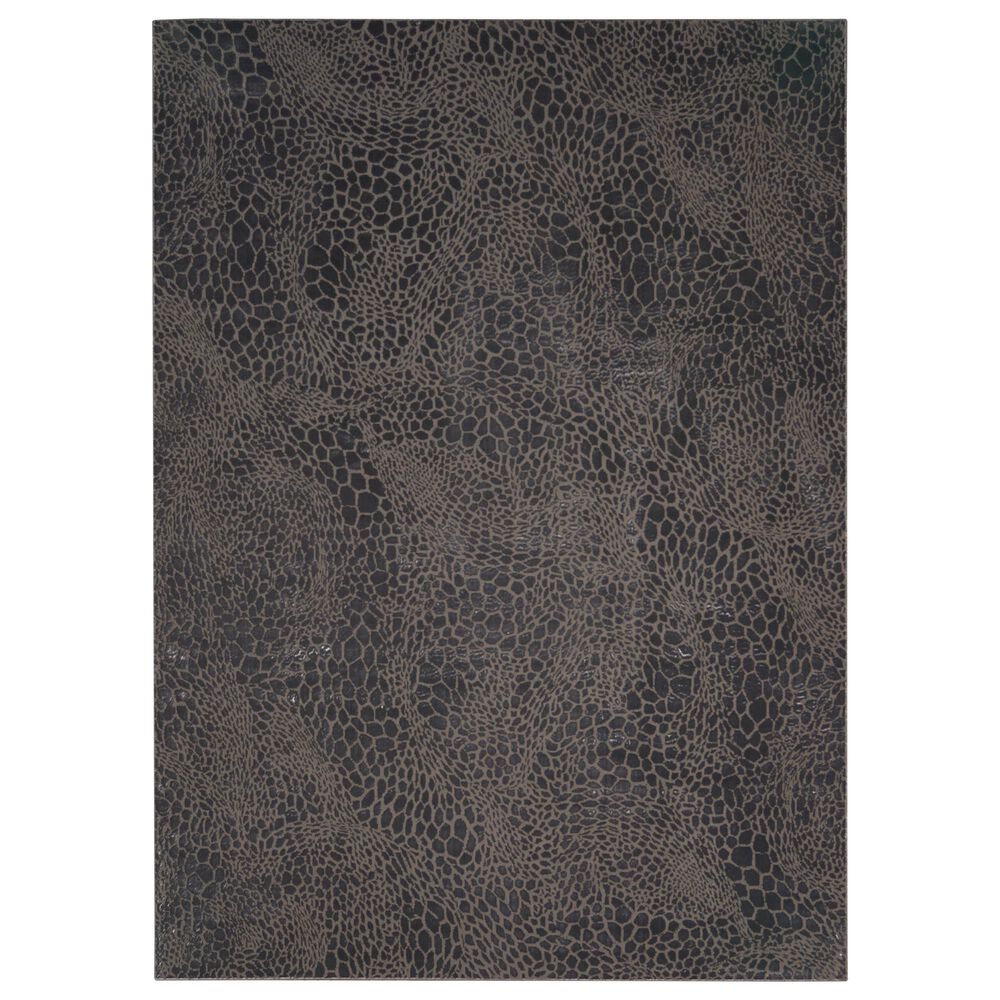 Nourison Desire Charcoal and Silver 9" x 12" Area Rug, , large