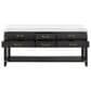 Lexora Home Norwalk 80" Double Bathroom Vanity in Black Oak with White Quartz Top and Rectangular Sinks, , large