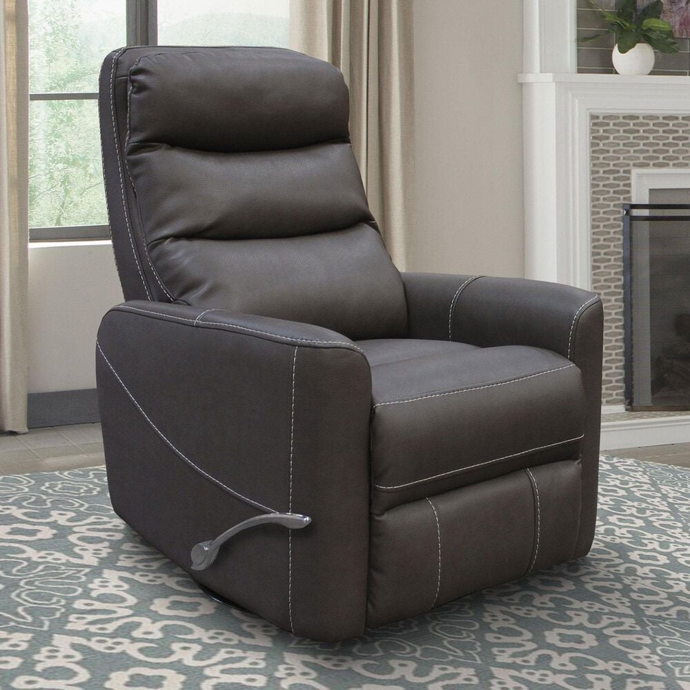 Simeon Collection Hercules Manual Swivel Glider Recliner in Haze, , large