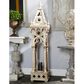 Maple and Jade 55" Vintage Lantern in Distressed White, , large