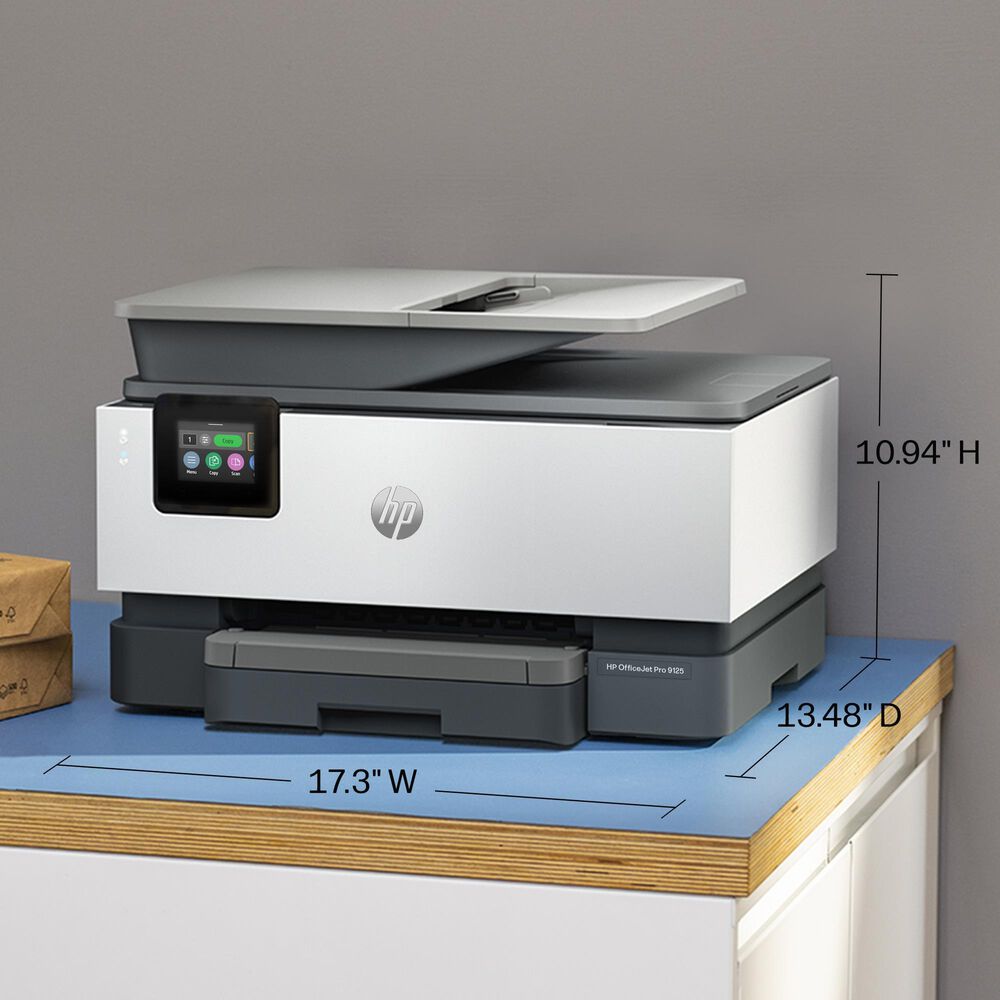HP OfficeJet Pro 9135 All-in-One Printer in White and Charcoal, , large