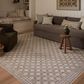 Amber Lewis x Loloi Cali 6"7" x 9"2" Taupe and Natural Area Rug, , large