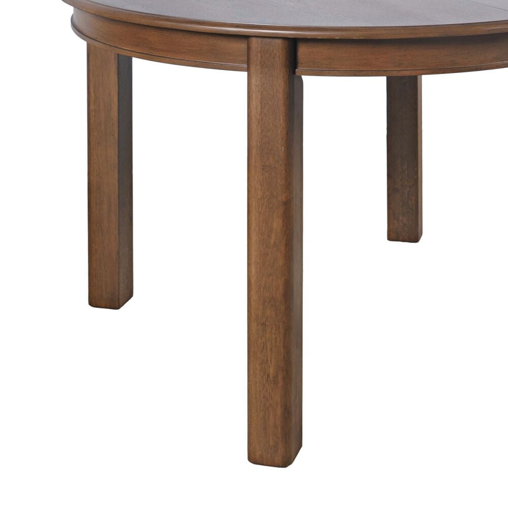 Jofran Carson Round Extension Table in Oak - Table Only, , large