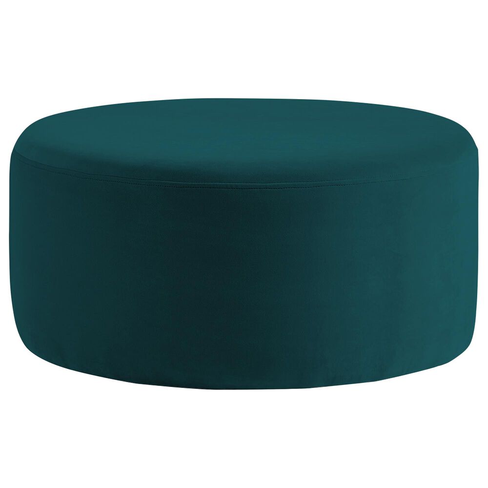 Joybird Hanna Ottoman in Royale Peacock, , large