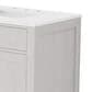 Lexora Home Abbey 80" Double Bathroom Vanity in White Oak with 2 cm White Quartz Top and Rectangular Sinks, , large