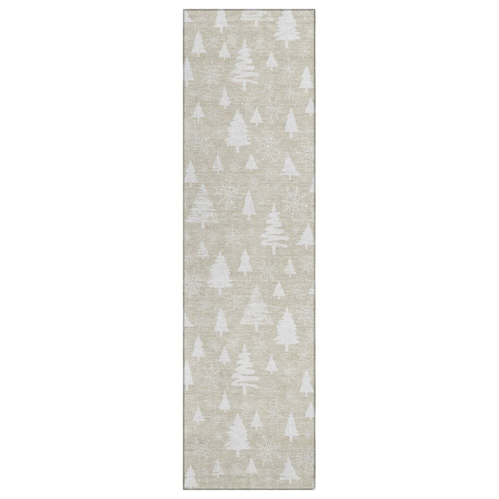 Dalyn Rug Company Wonderland WN23 2"3" x 7"6" Beige Indoor/Outdoor Runner, , large