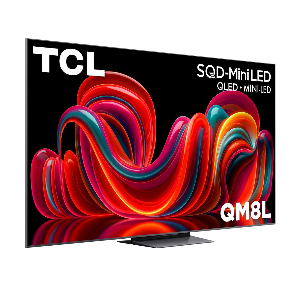 TCL 85" QM8L Series 4K UHD HDR SQD-Mini LED Smart TV with Google TV, , large