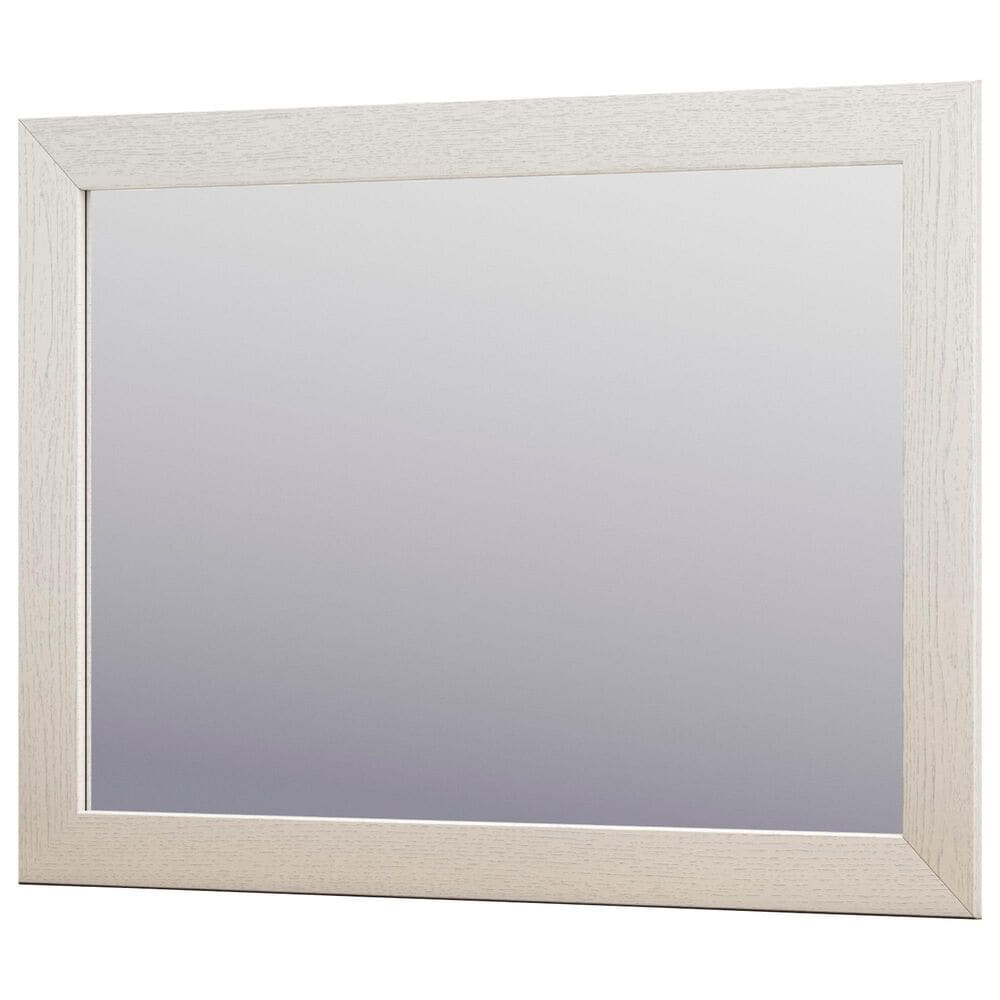 Ashley Linnocreek Bedroom Mirror in White, , large