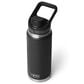 YETI Rambler 26 Oz Water Bottle with Flip Chug Cap in Black, , large