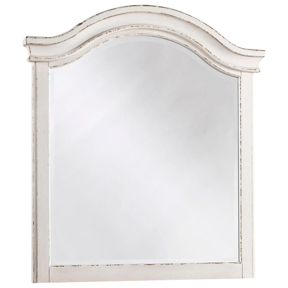 Signature Design by Ashley Realyn Youth Mirror in Chipped White, , large
