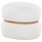 Lumisource Cinch Pouf Ottoman in Cream, , large