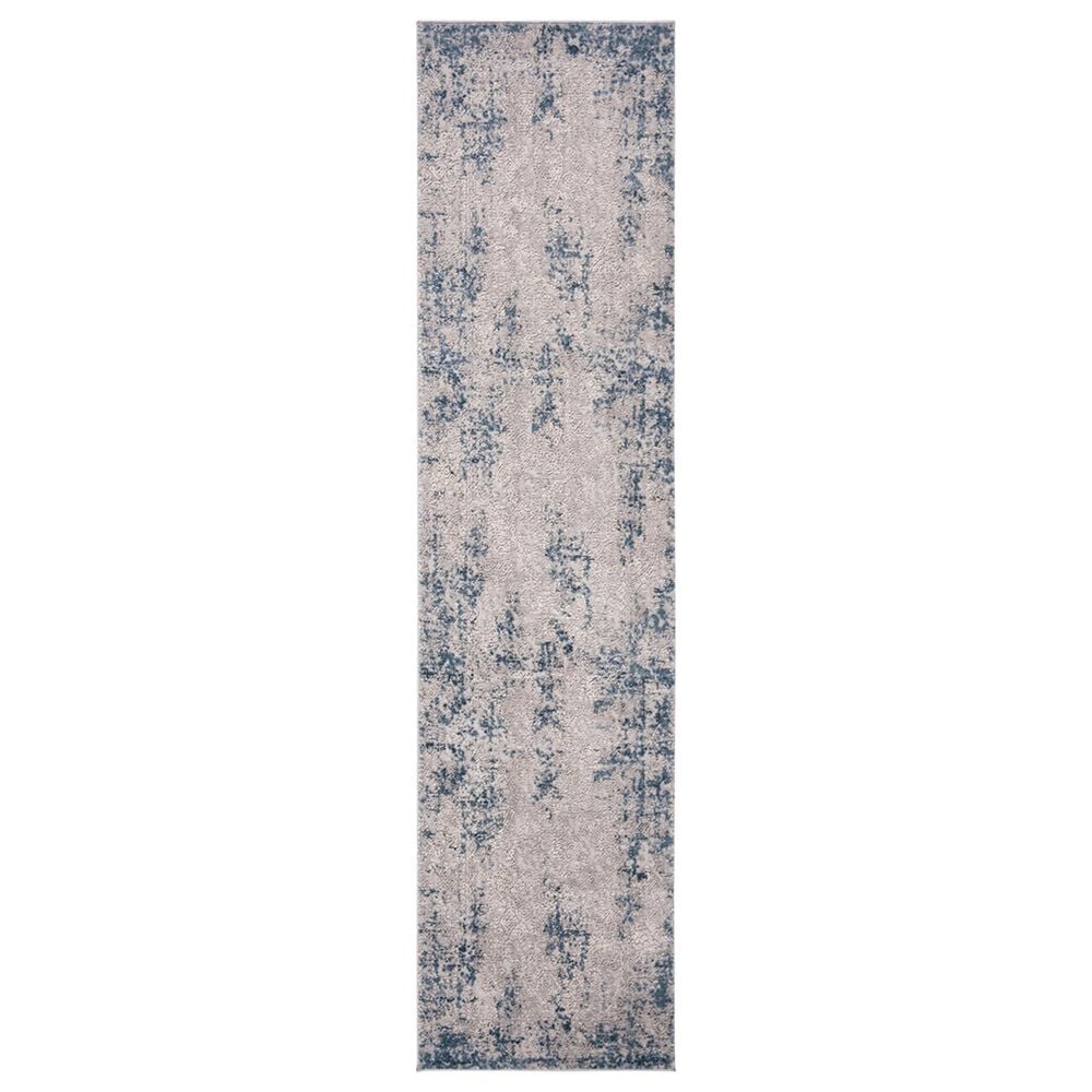Safavieh Invista INV465 2" x 8" Grey and Ivory Runner, , large