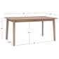Linon Home Decor Drury Dining Table in Natural - Table Only, , large