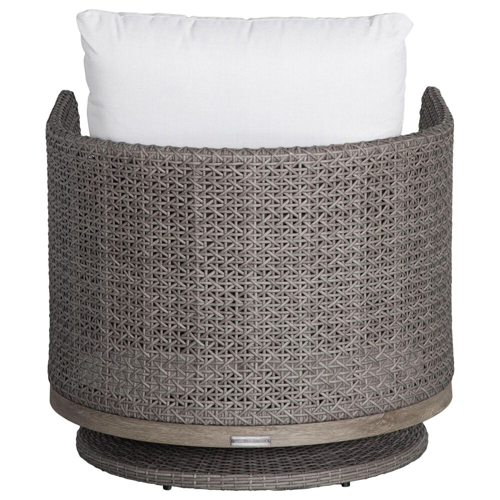Venture Lenox Hill Swivel Rocker Chair in Storm Linen, , large