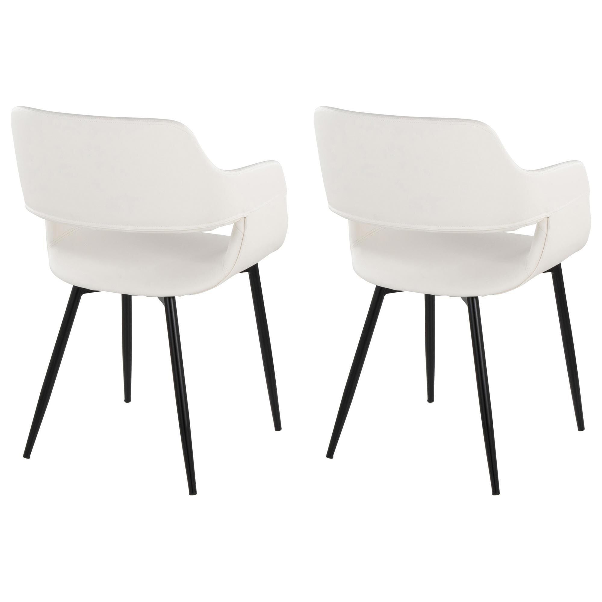 LumiSource Margarite Contemporary Dining/accent Chair in Black