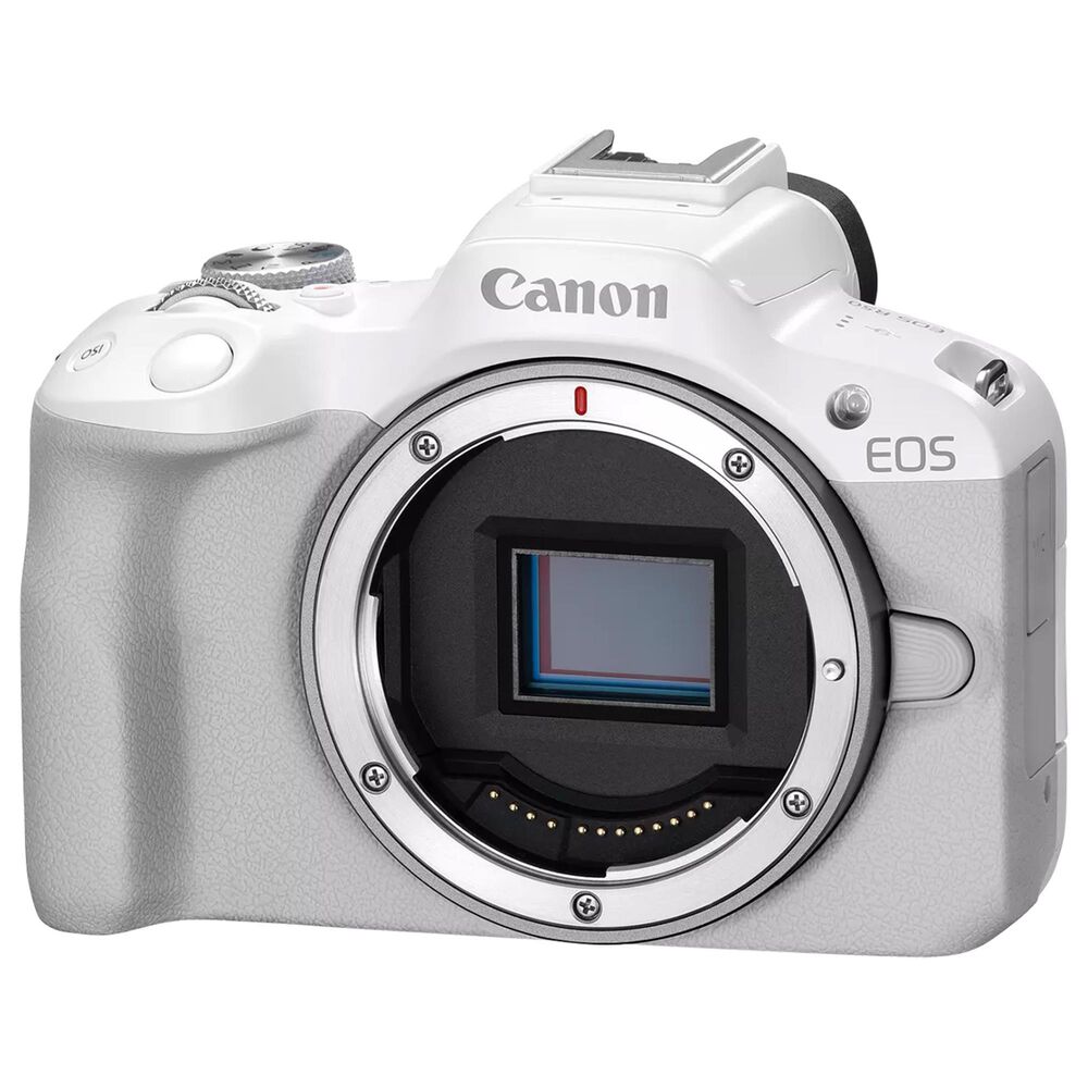 Canon EOS R50 White Mirrorless Camera, , large