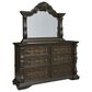 Millenium Maylee Dresser and Mirror in Dark Brown, , large