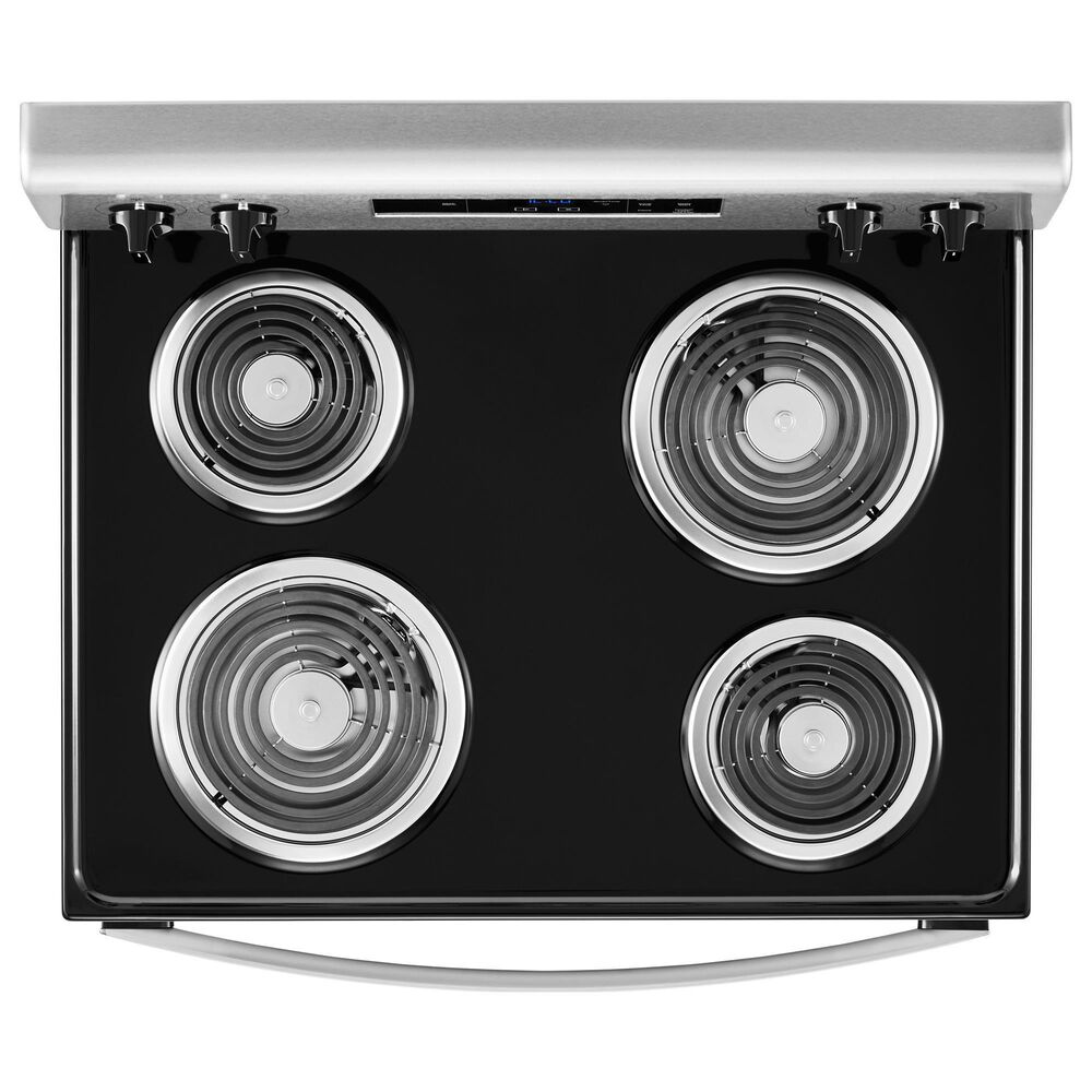 Whirlpool 4.8 Cu. Ft. Freestanding Electric Range with Self-Cleaning in Stainless Steel, , large