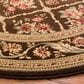 Safavieh Lyndhurst LNH556 5"3" Round Brown Area Rug, , large
