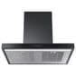 Samsung Bespoke 30" Bespoke Smart Wall Mount Hood with LCD Display in Clean Deep Charcoal  and Stainless Steel, , large