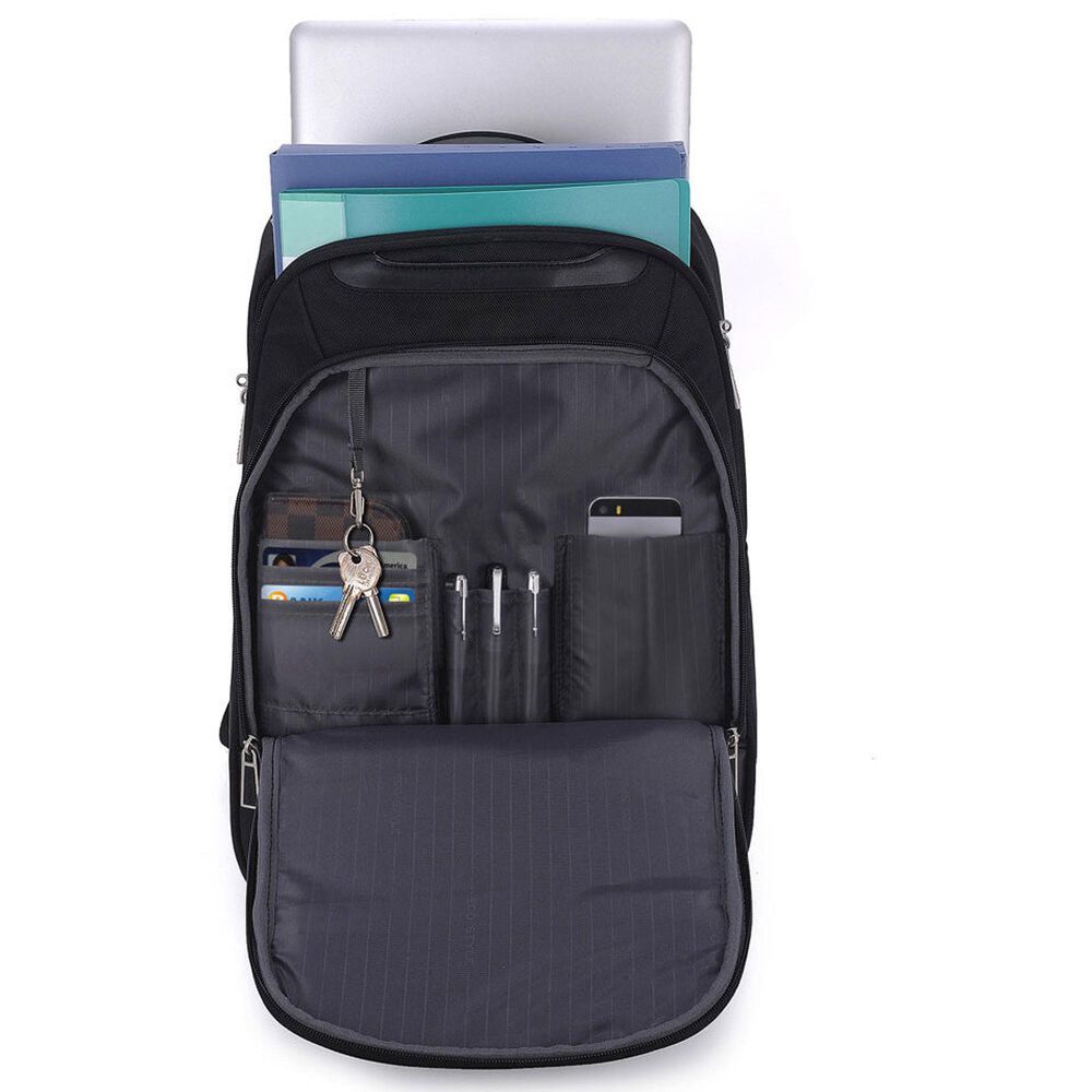 EcoStyle Tech Exec Backpack in Black, , large
