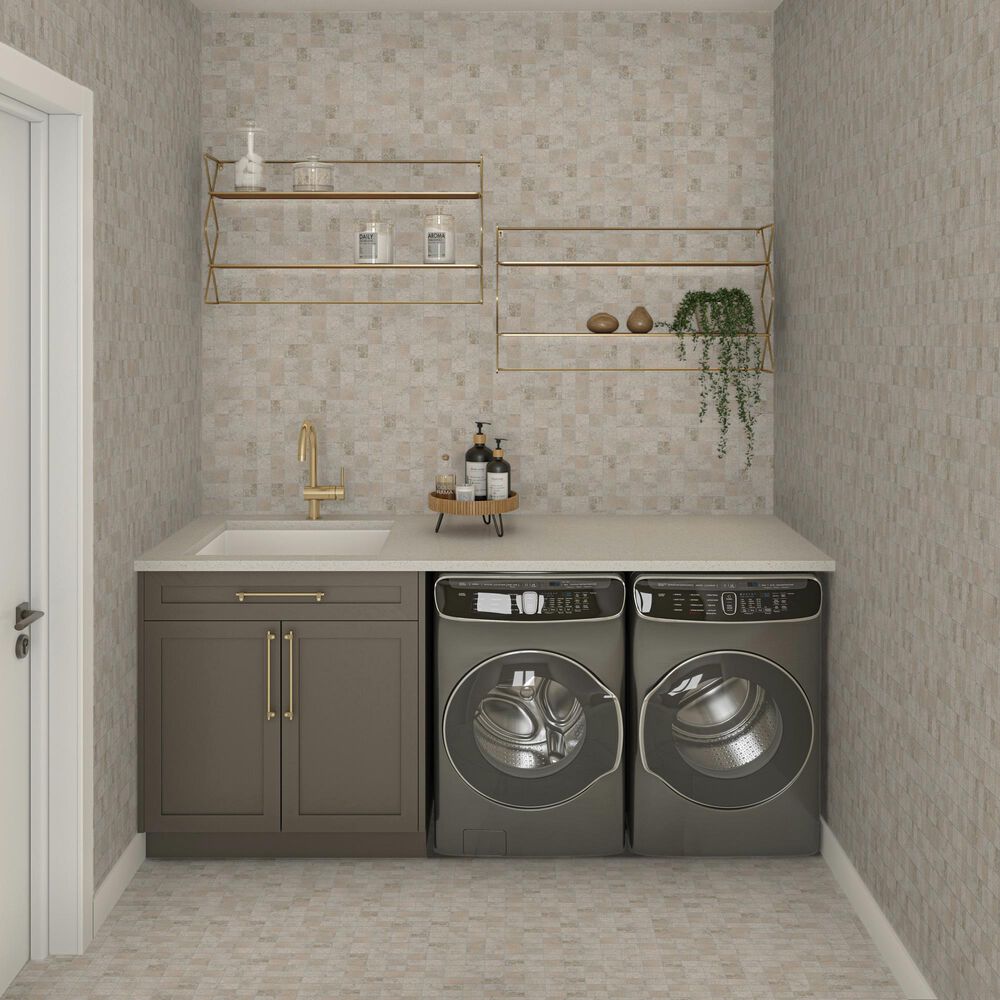 Dal-Tile Haddonstone Dawn 2" x 2" on 12" x 12" Porcelain Mosaic Sheet, , large