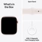 Apple Watch Series 10 GPS 46mm Rose Gold Aluminum Case with Light Blush Sport Band - M/L, , large