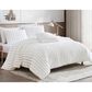 Hallmart Collectibles Ethan 20" x 20" Square Throw Pillow in White, , large