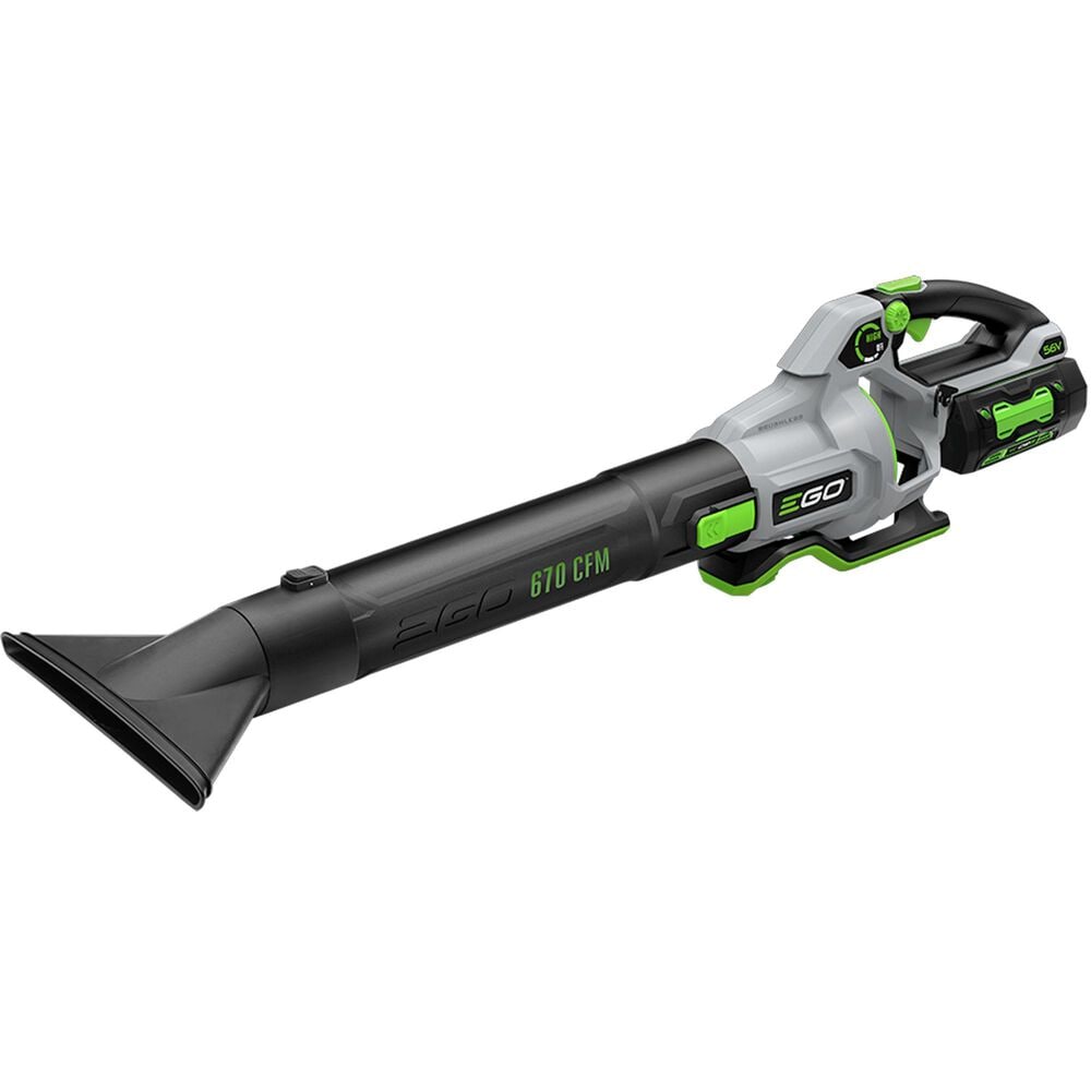 EGO POWER+ 56-volt 670-CFM 180-MPH Battery Handheld Leaf Blower 4 Ah (Battery and Charger Included), , large