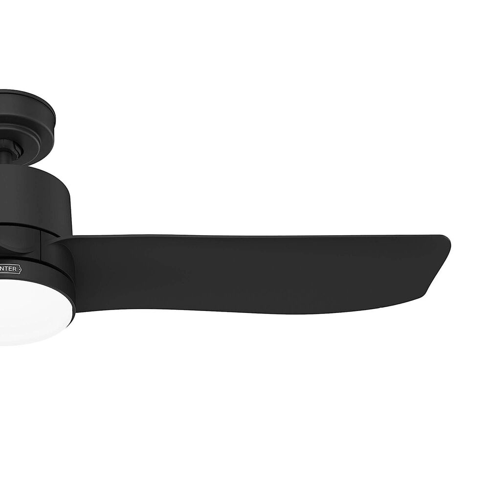 Hunter Bolsa 52&quot; Ceiling Fan with LED Light in Matte Black, , large