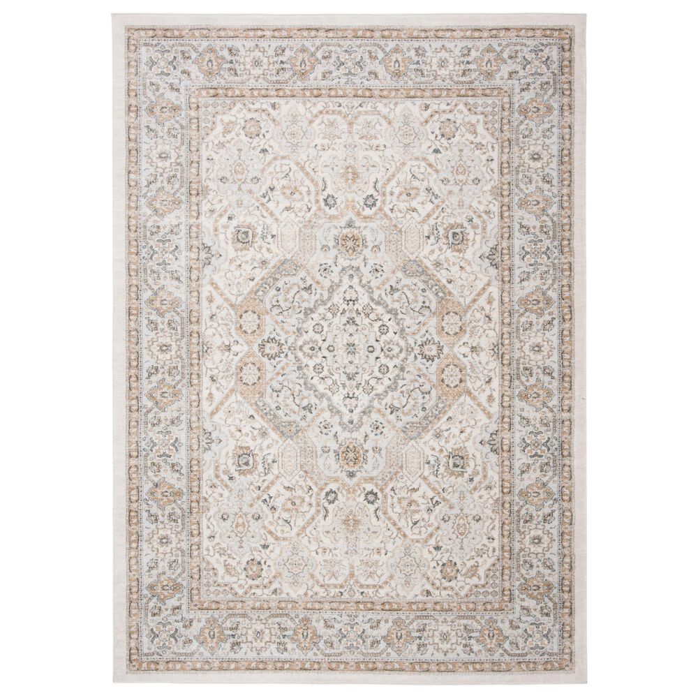 Safavieh Isabella ISA916B 4" x 6" Cream and Beige Area Rug, , large