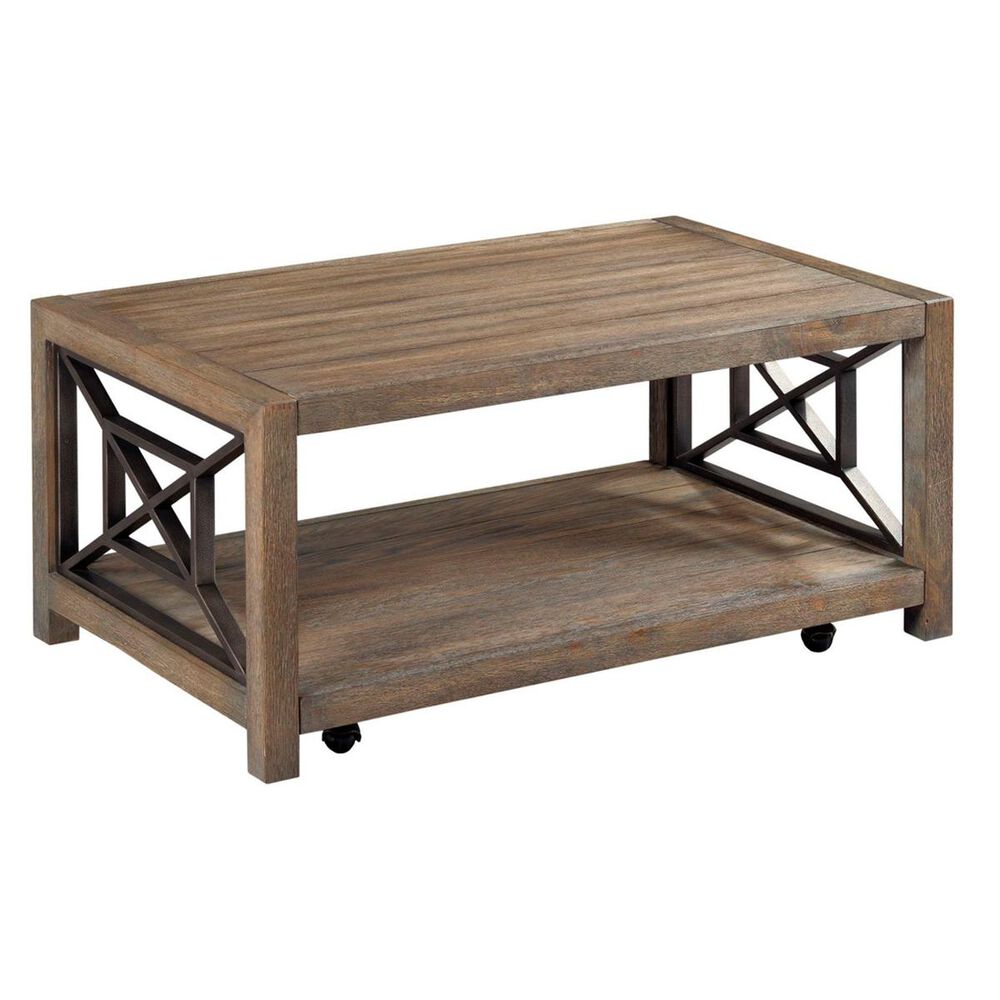 American Drew Synthesis Small Rectangle Cocktail Table in Sandalwood Oak, , large