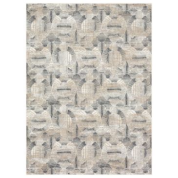 Drew and Jonathan Home Vanguard Valiant 2"4" x 7"10" Frost Grey Runner, , large