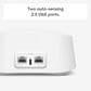 eero Pro 6E Mesh Wi-Fi 6E Router with 7 Mesh Wi-Fi 7 System in White, , large