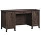 Sauder Carson Forge Computer Desk in Coffee Oak, , large