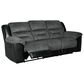 Signature Design by Ashley Earhart Manual Reclining Sofa in Slate, , large