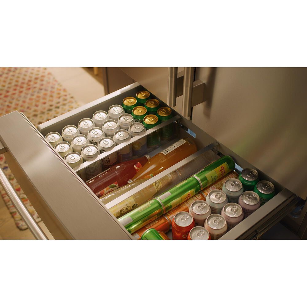 KitchenAid 30 Cu. Ft. French Door Refrigerator with FreshChill Full-Width Drawer in PrintShield Stainless Steel, , large