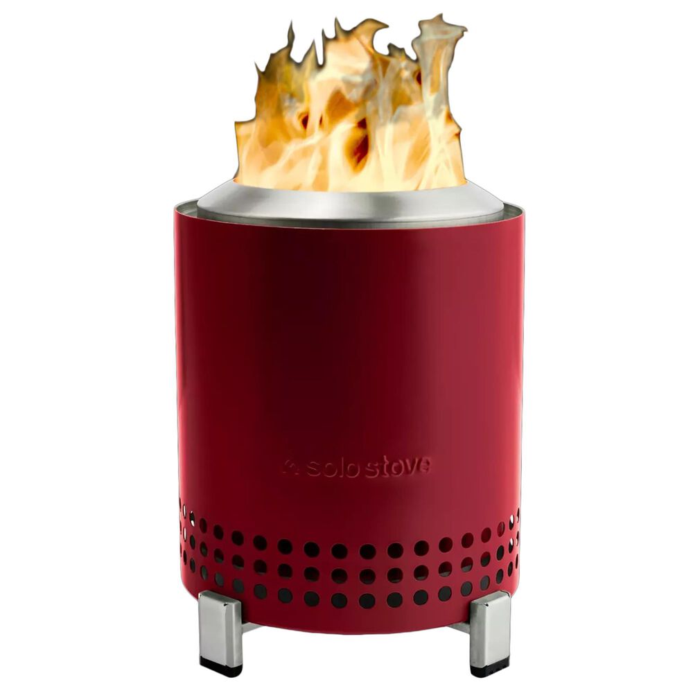 SoloStove Mesa Tabletop Fire Pit with Stand in Mulberry and Stainless