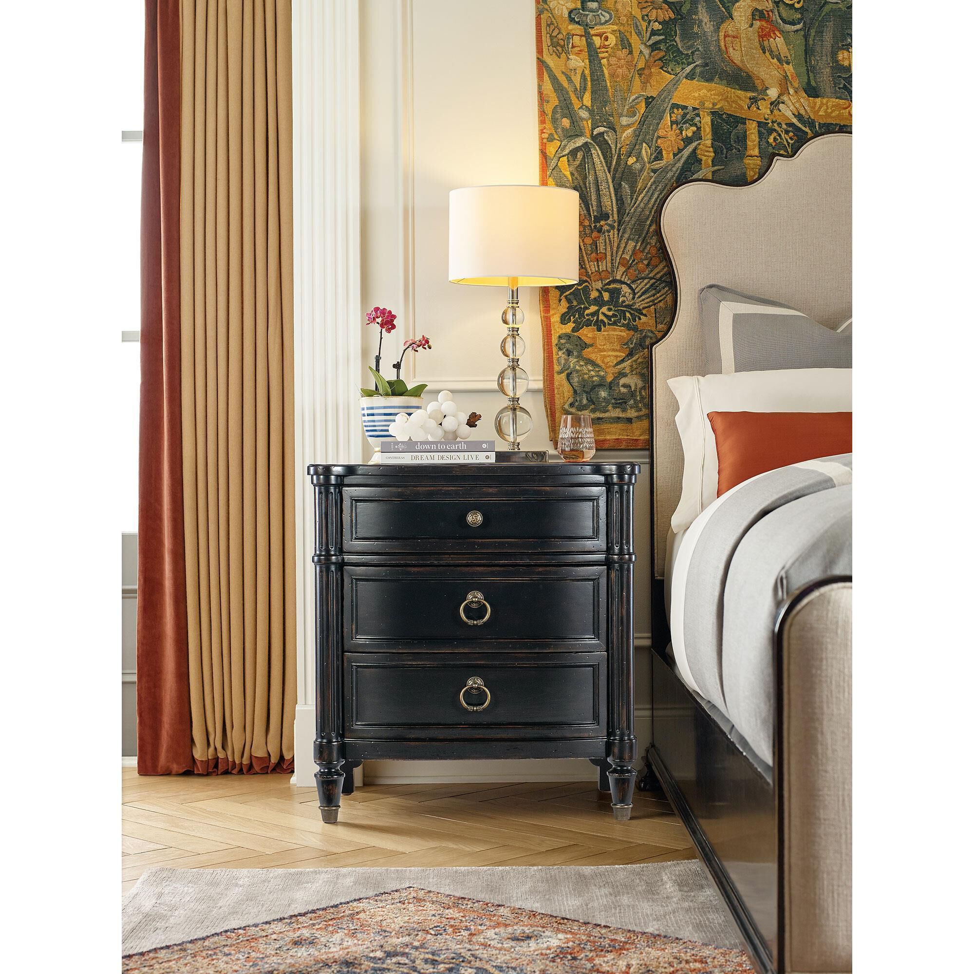 Black sales cherry nightstand