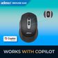 Adesso A40 Wireless Ergonomic Mouse with Copilot AI Hotkey in Black, , large