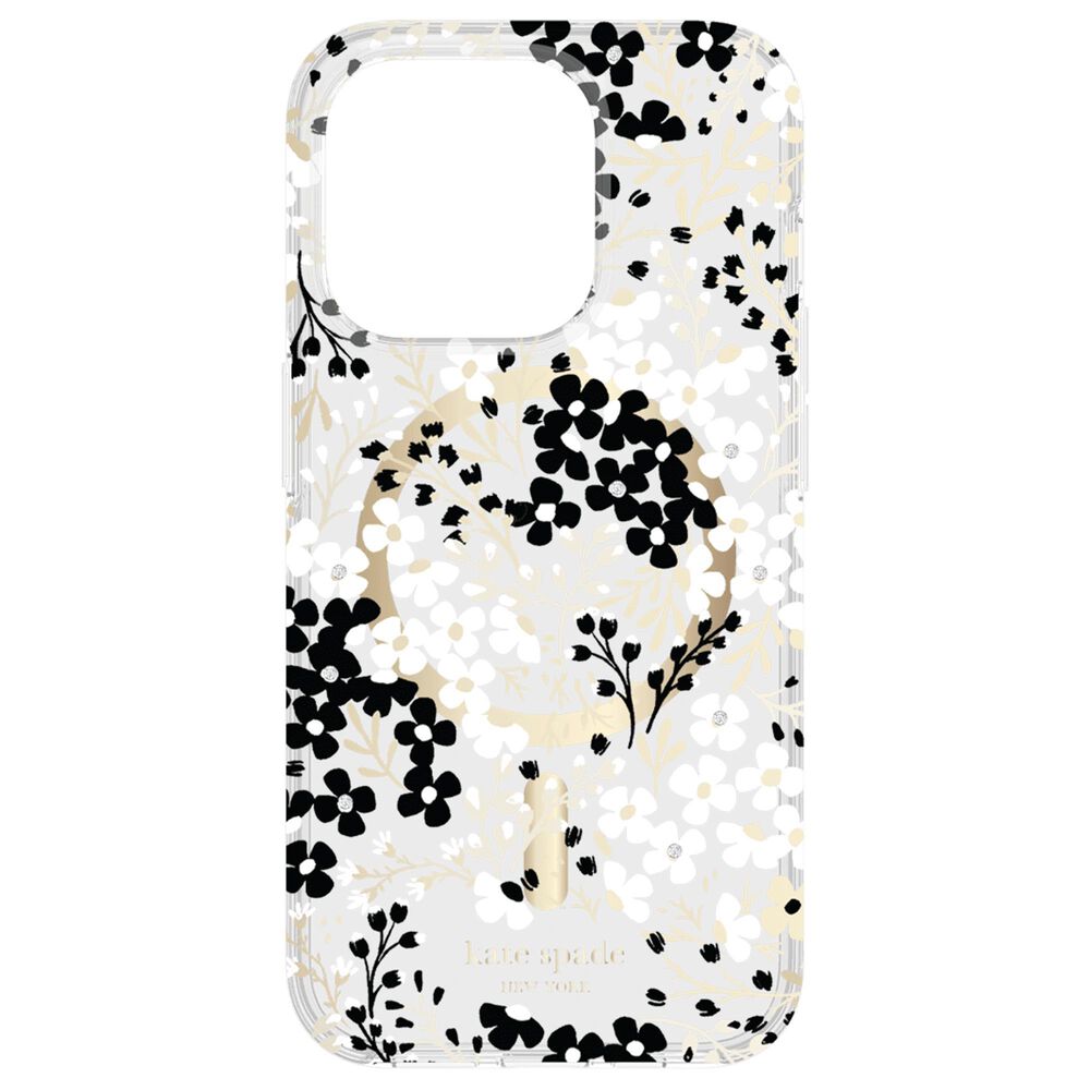 Kate Spade Protective Hardshell MagSafe Case for Apple iPhone 15 Pro in Multi Floral, , large