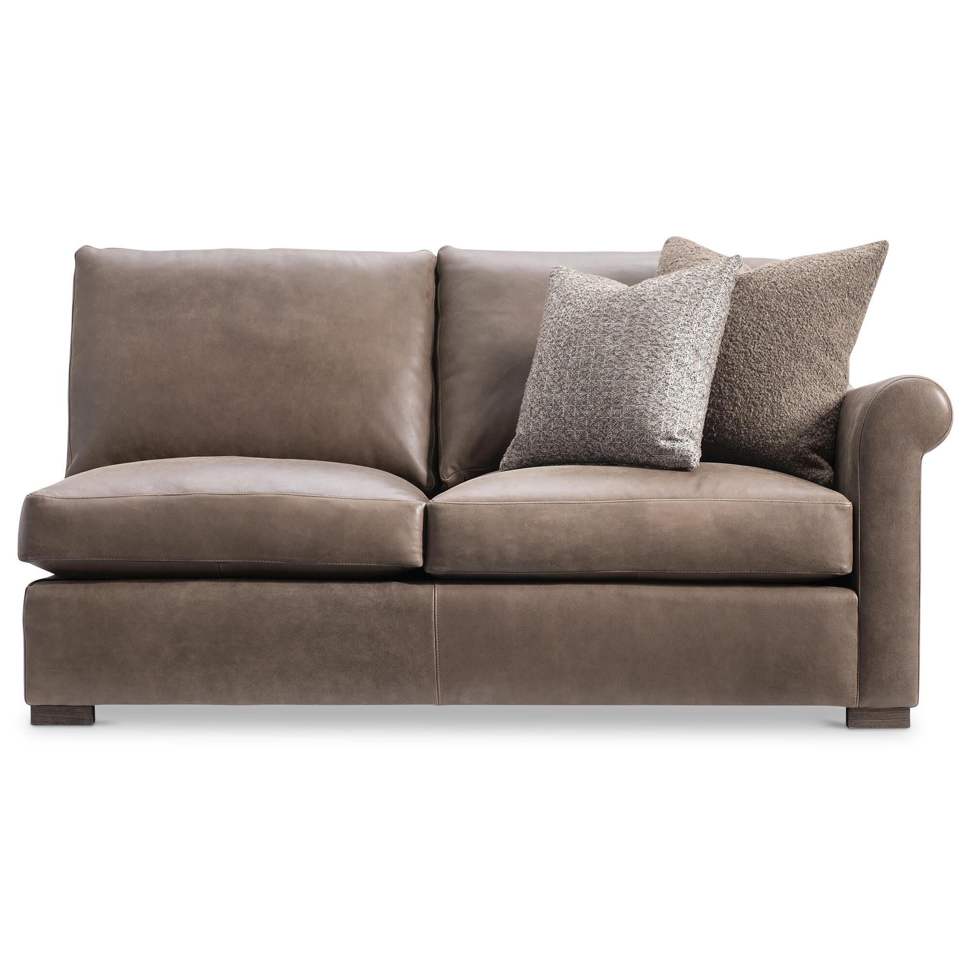 Bernhardt Keirnan 4-Piece Reversible Sectional in Brown