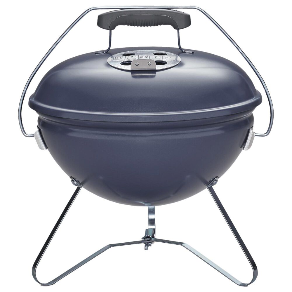 Weber Smokey Joe Premium Charcoal Grill in Slate Blue, , large