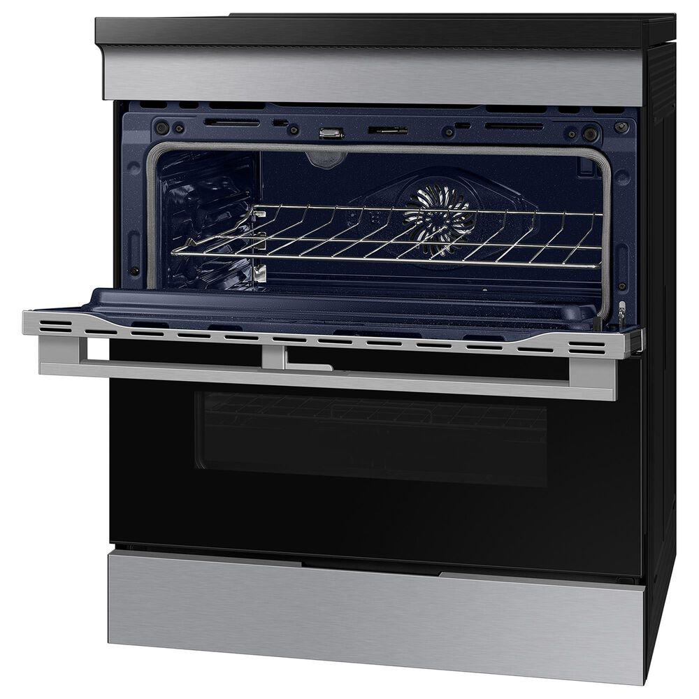 Samsung Bespoke Bespoke 6.3 Cu. Ft. Smart Slide-In Induction Range with Flex Duo in Stainless Steel, , large