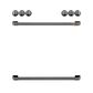 Cafe Front Control Electric Knobs and Handles in Brushed Black, , large